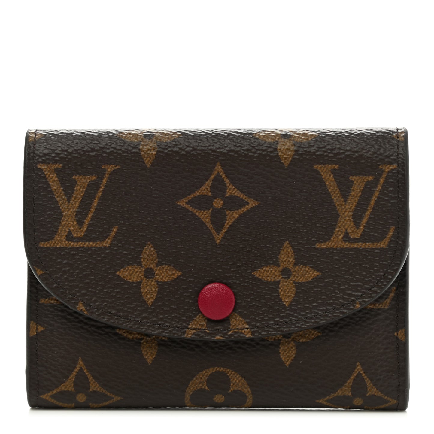 Monogram Rosalie Coin Purse Fuchsia