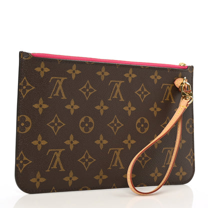 Louis Vuitton Monogram Neverfull MM GM Pochette Pivoine 2 of 6