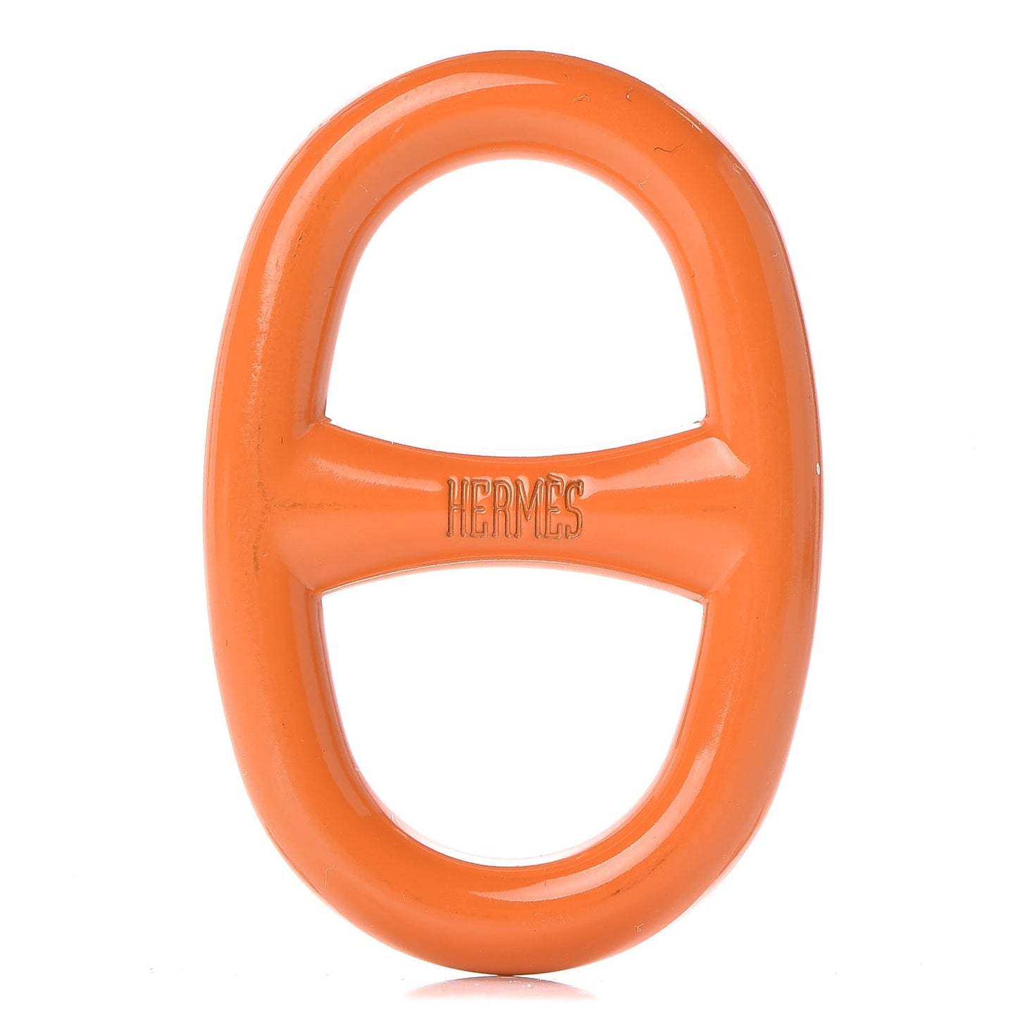 Lacquer Chaine d'Ancre Scarf Ring Orange
