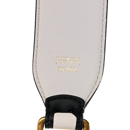 Fendi X JOSHUA VIDES Vitello Grace Logo Regular Strap You Optical White Black 3 of 5