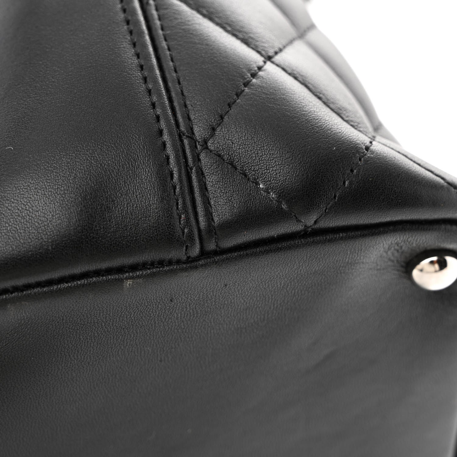 Chanel Calfskin Quilted Medium Cambon Tote Black 14 of 15