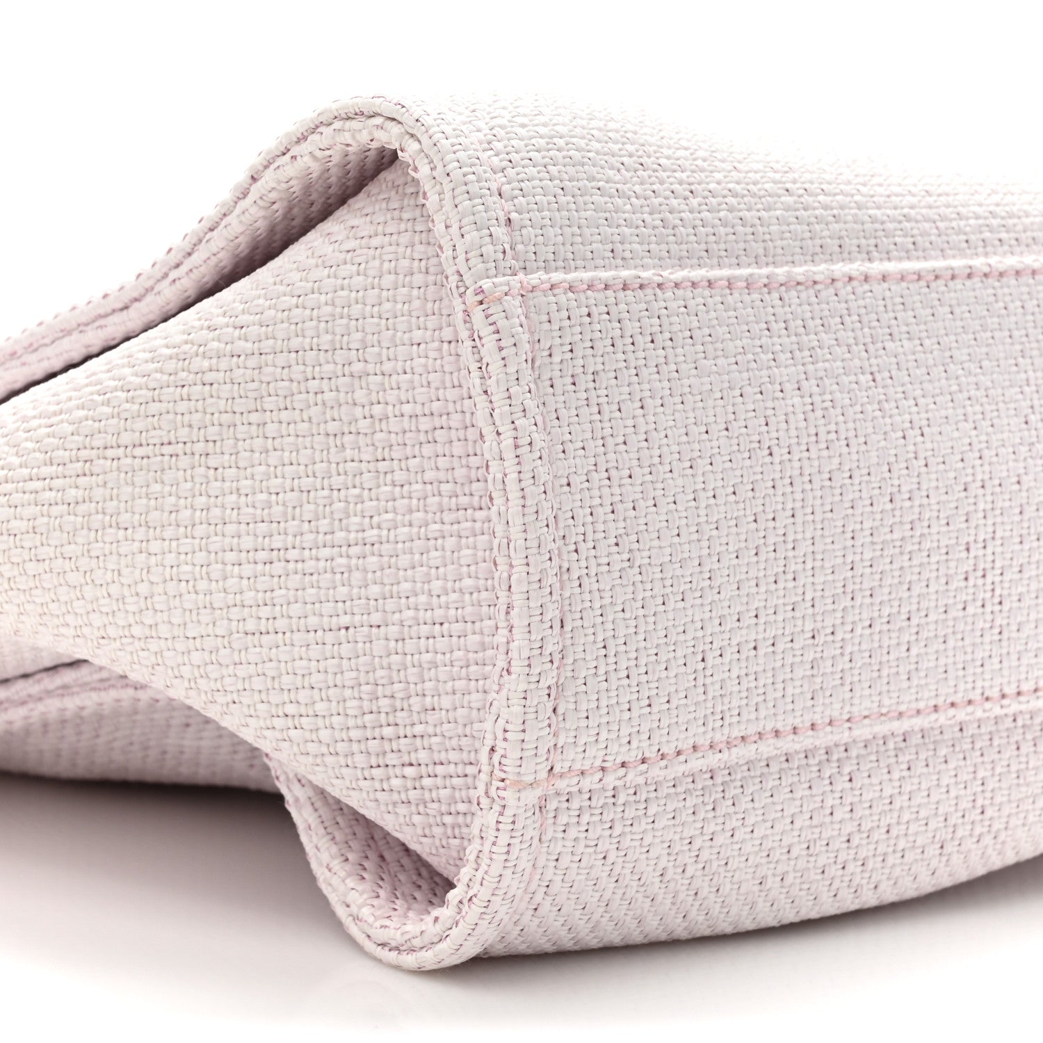 Chanel Canvas Small Deauville Tote Light Pink 10 of 10