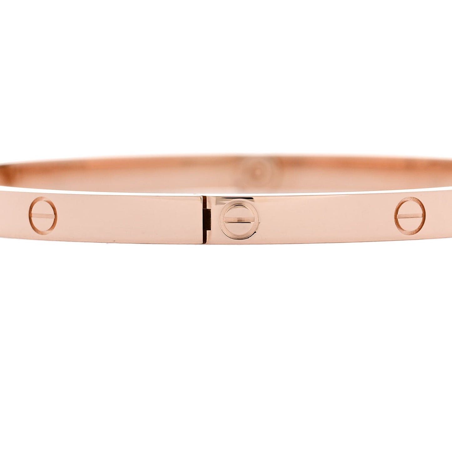 18K Pink Gold Small LOVE Bracelet 17