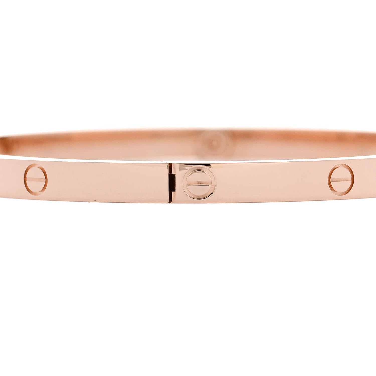 Cartier 18K Pink Gold Small LOVE Bracelet 17 4 of 8