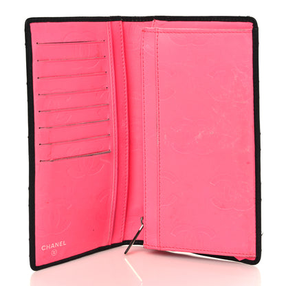 Chanel Calfskin Quilted Cambon Yen Wallet Black 5 of 13