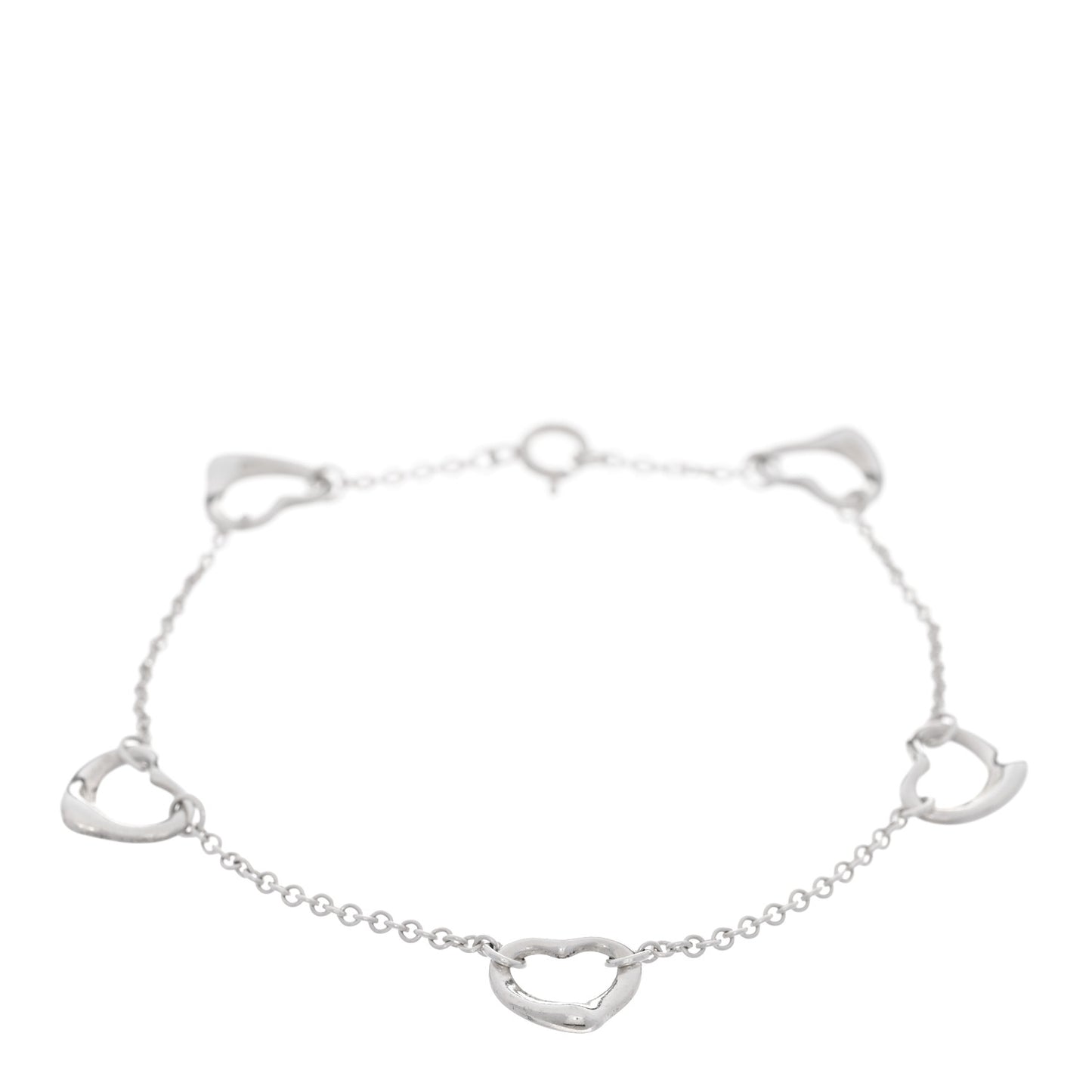 Sterling Silver Elsa Peretti Open Heart Bracelet