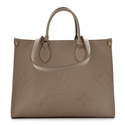 Louis Vuitton Empreinte Monogram Giant Onthego MM Tourterelle 1 of 11