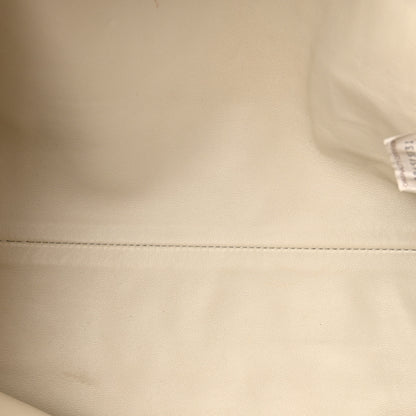 Bottega Veneta Metallic Crinkled Lambskin The Pouch Oversized Clutch Oro 5 of 10