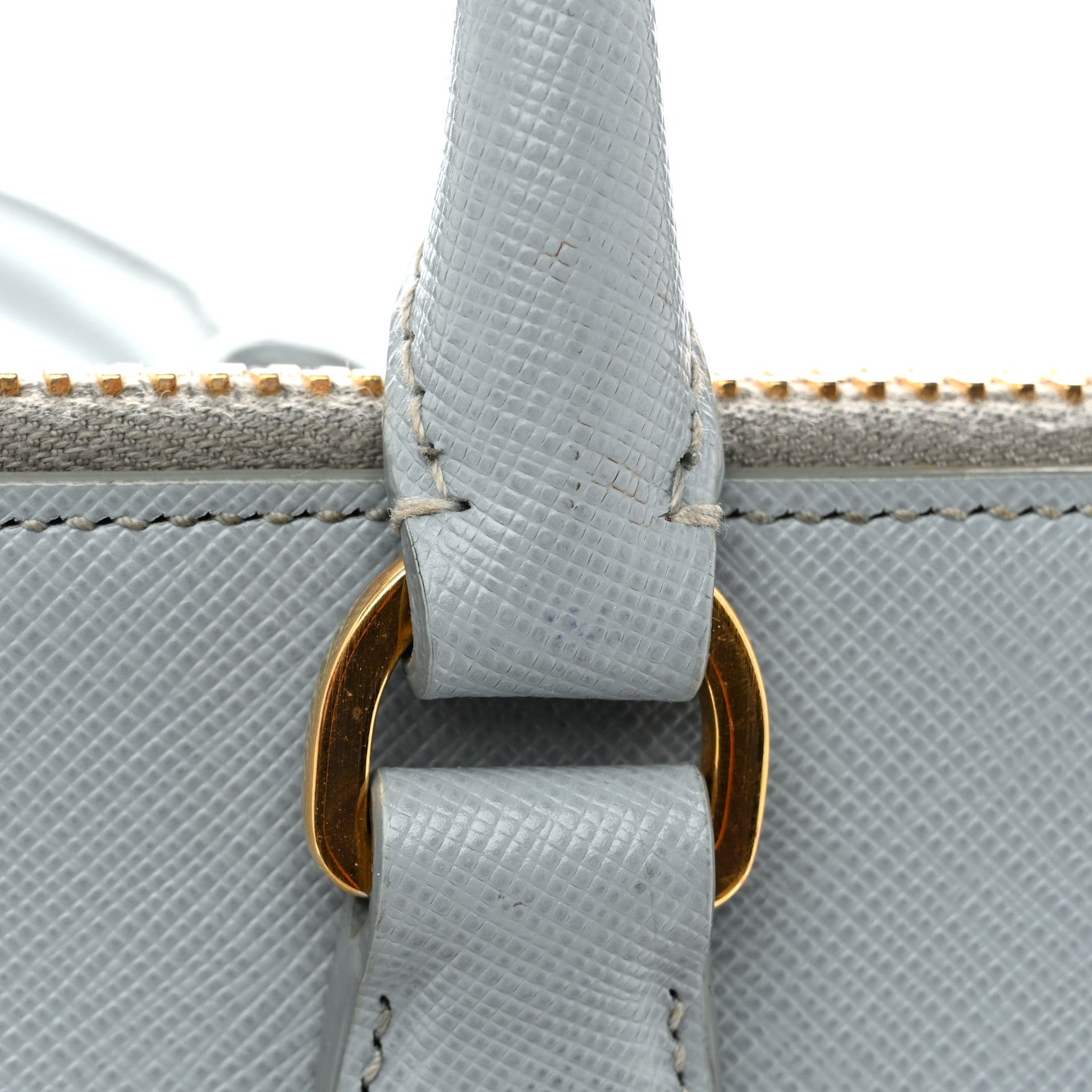 Prada Saffiano Lux Large Promenade Tote Lago 11 of 16