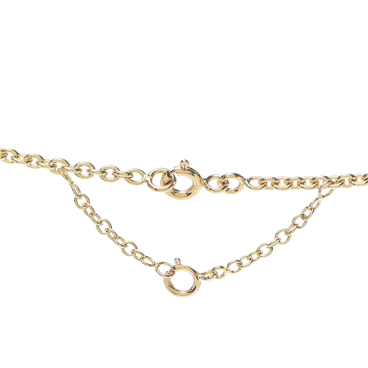 18K Pink Yellow White Gold Sweet Trinity Drop Necklace