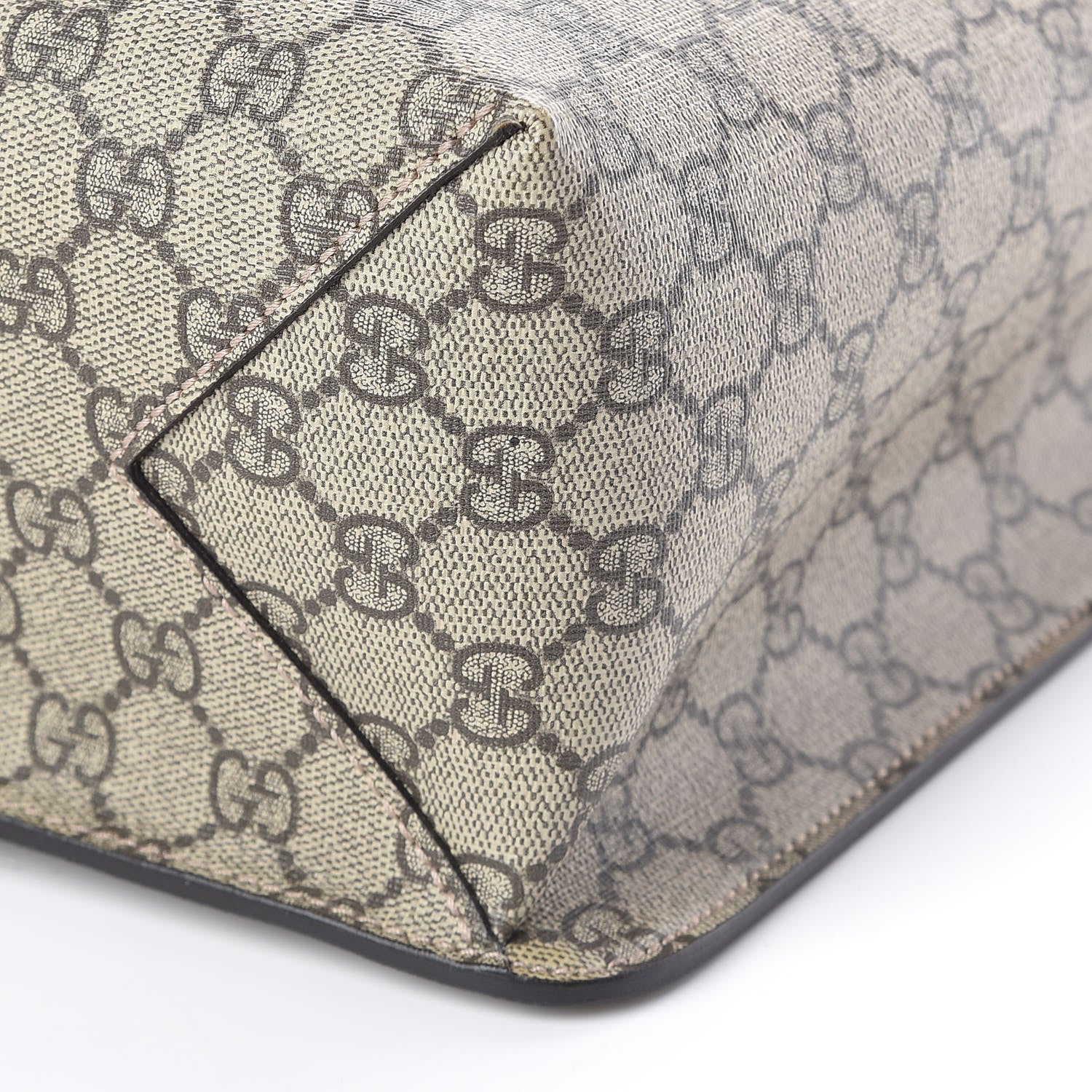 Gucci GG Supreme Monogram Web Animalier Bee Vertical Tote Brown 9 of 9