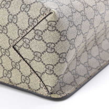 Gucci GG Supreme Monogram Web Animalier Bee Vertical Tote Brown 9 of 9