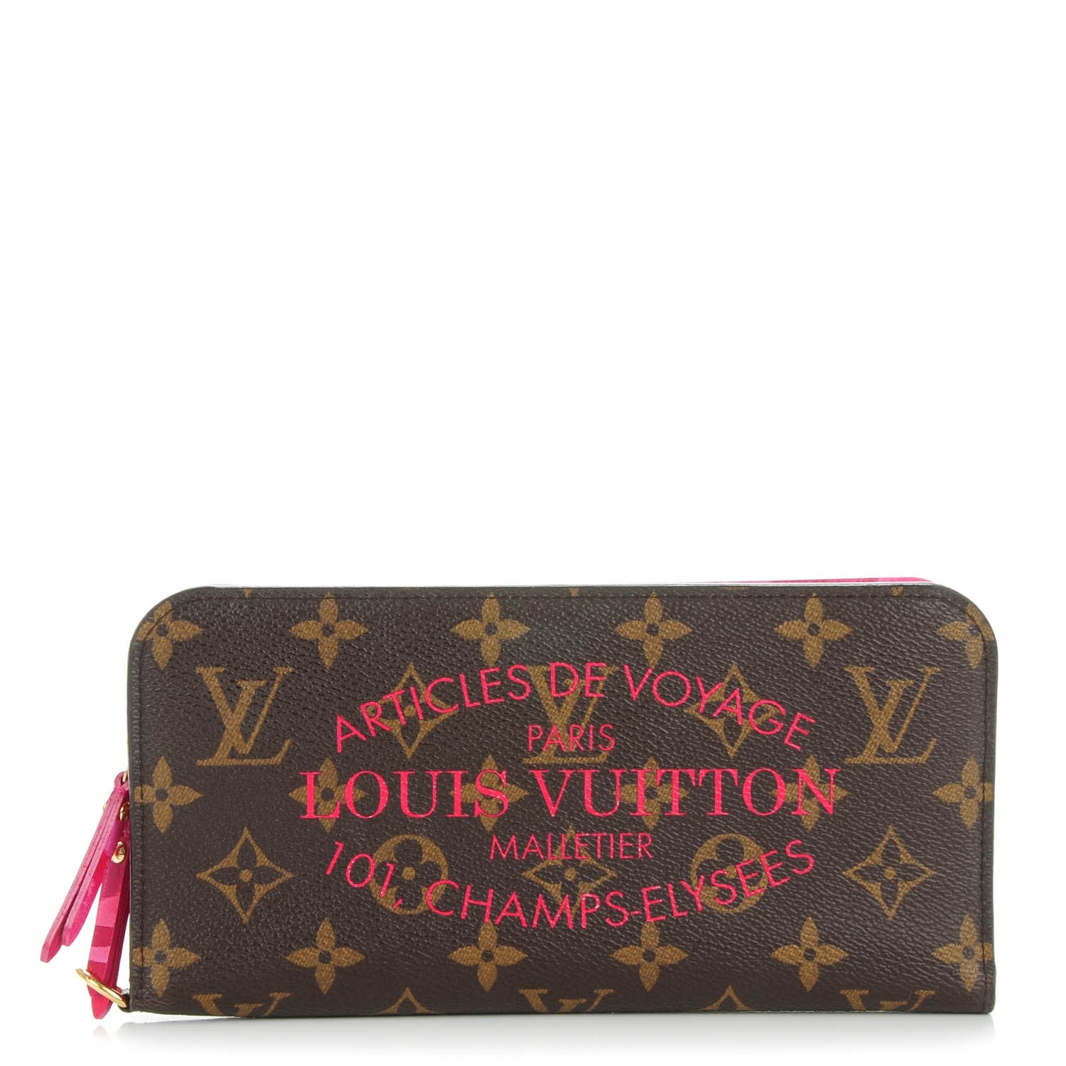 Louis Vuitton Monogram Articles de Voyage Ikat Insolite Wallet Rose Indien 1 of 6