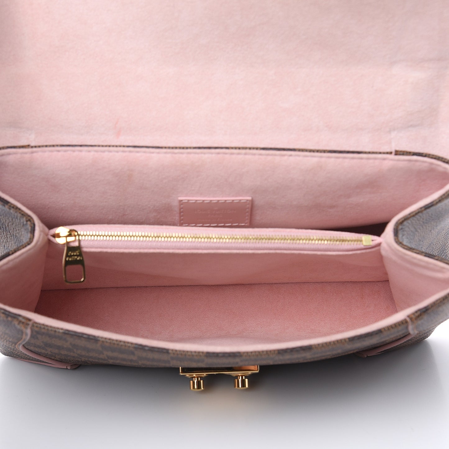 Damier Ebene Caissa Clutch Rose Ballerine