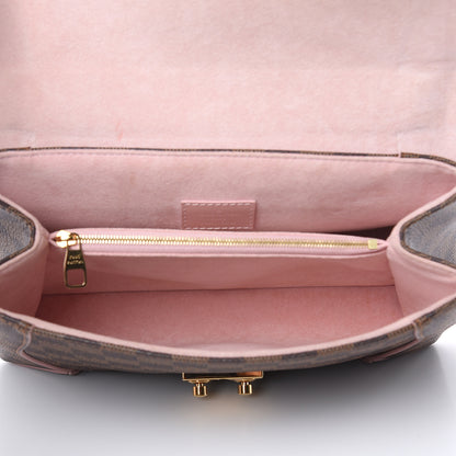 Louis Vuitton Damier Ebene Caissa Clutch Rose Ballerine 5 of 9