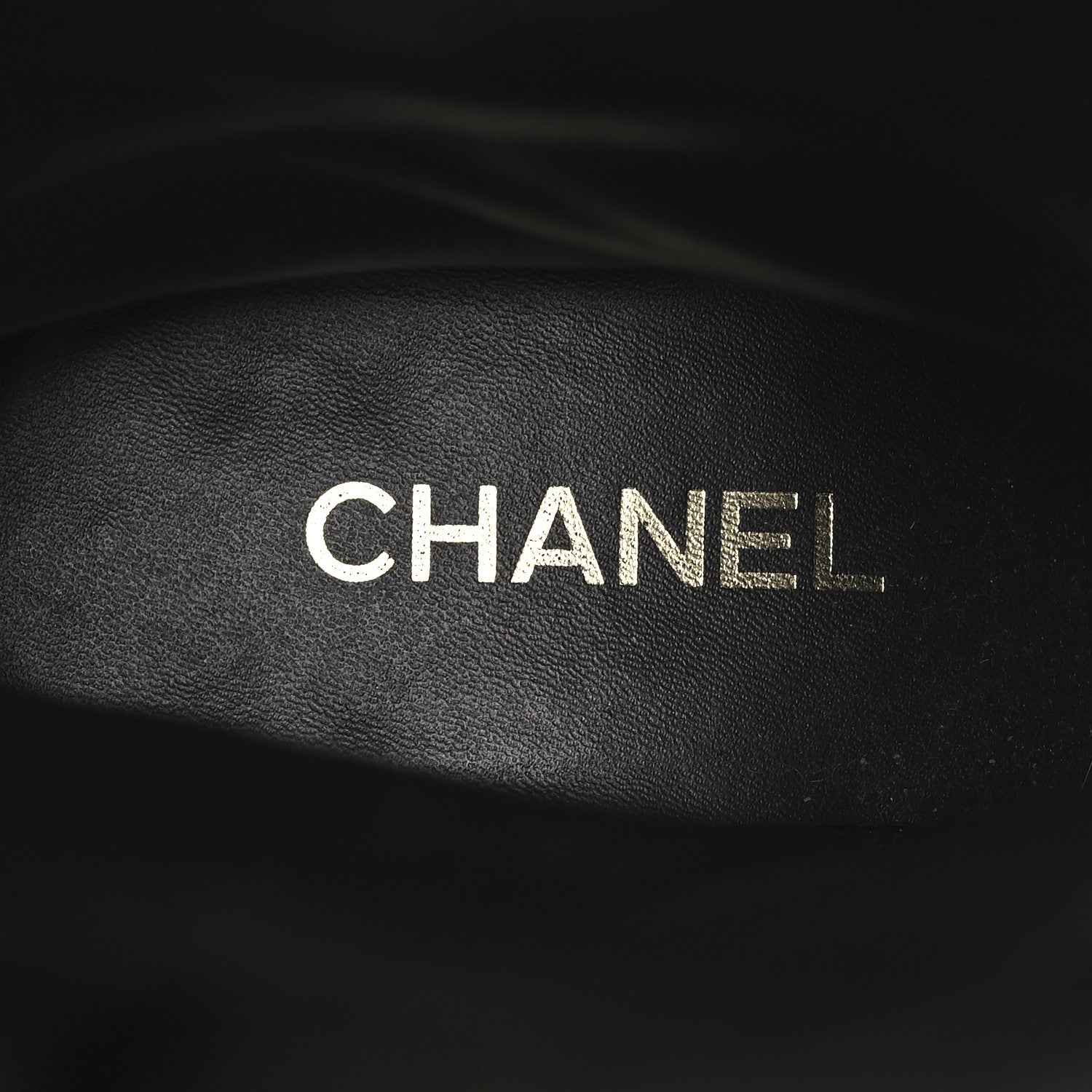 Chanel Calfskin CC High Boots 39.5 Black 9 of 13