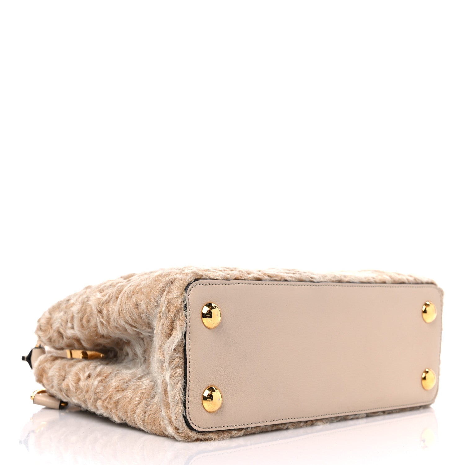 Louis Vuitton Astrakhan Capucines BB Dune 4 of 8