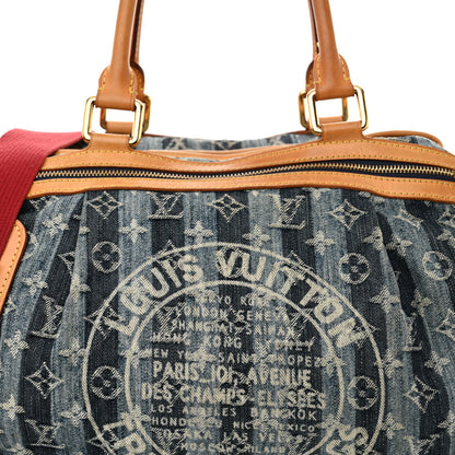 Louis Vuitton Denim Raye Cabas GM 7 of 18