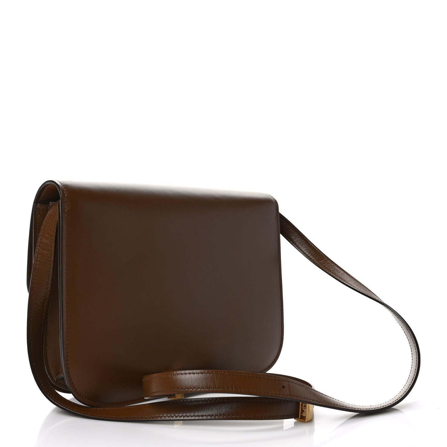 Celine Box Calfskin Medium Classic Box Flap Bag Camel 3 of 8