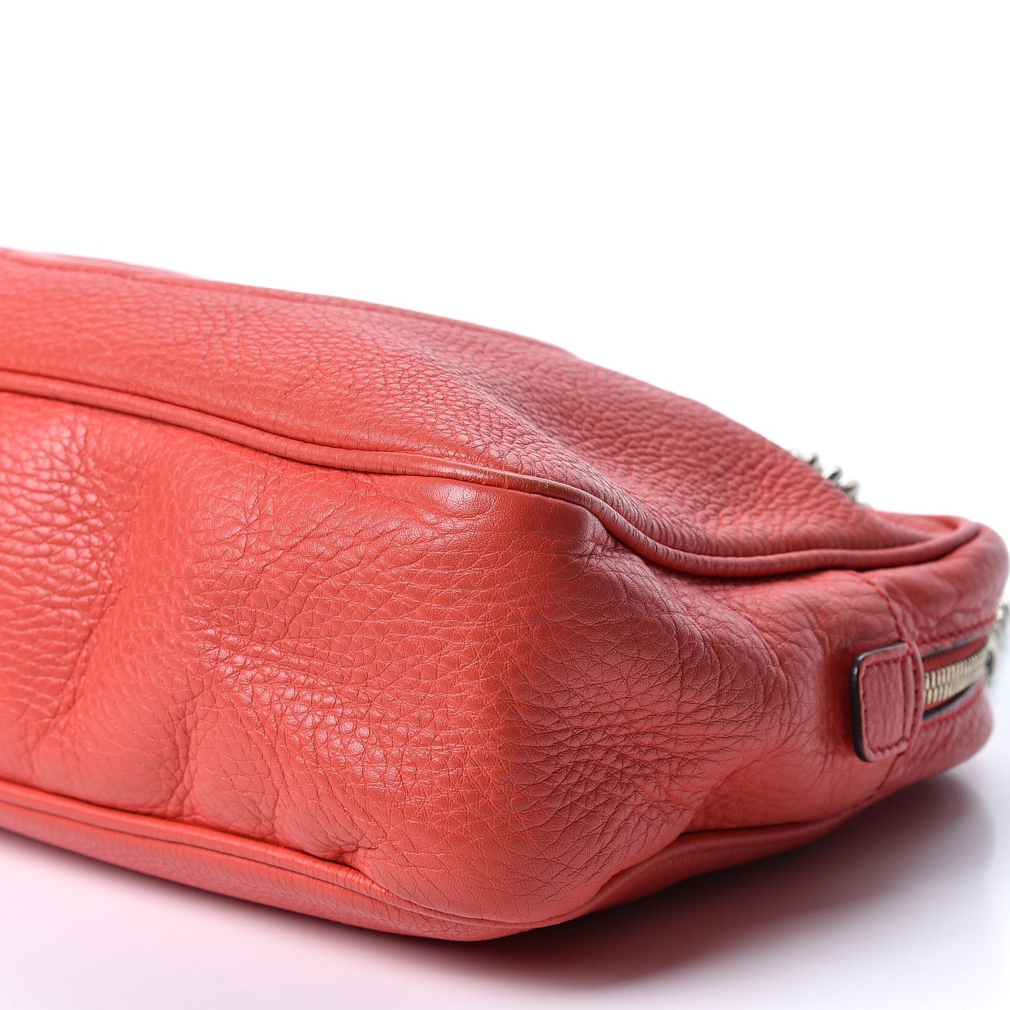 Pebbled Calfskin Small Soho Bowler Begonia Pink