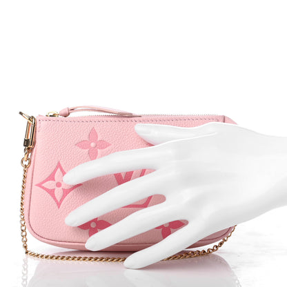 Louis Vuitton Empreinte Monogram Giant By The Pool Mini Pochette Accessories Bouton De Rose 2 of 8