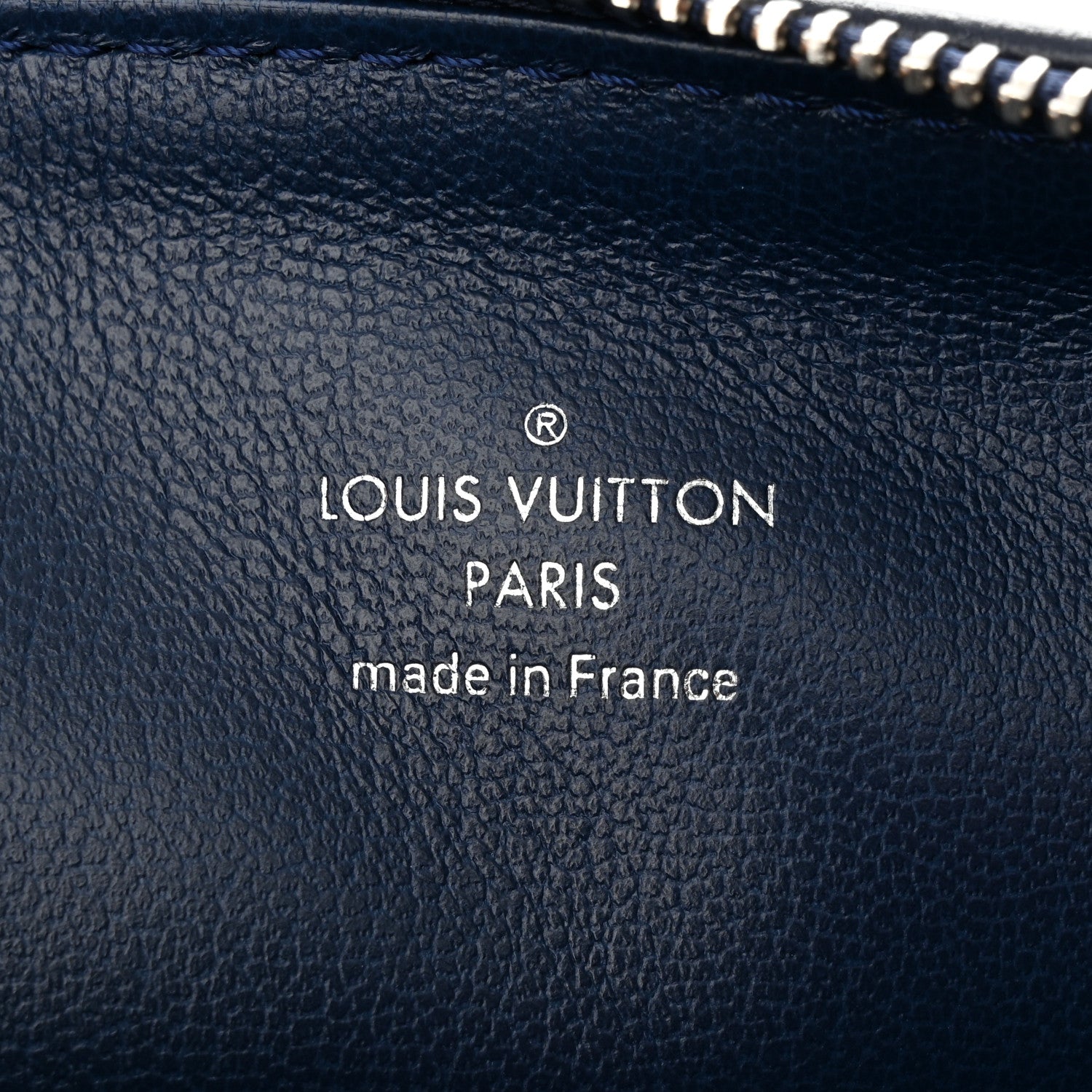 Louis Vuitton Lambskin Embossed Monogram Coussin PM Navy 6 of 9