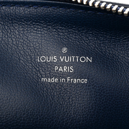Louis Vuitton Lambskin Embossed Monogram Coussin PM Navy 6 of 9
