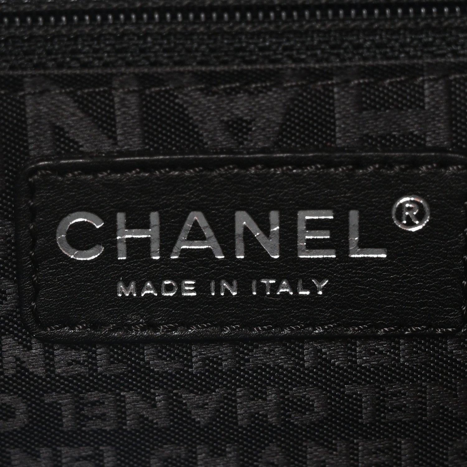 Chanel Tweed East West Flap Black White Beige 6 of 10