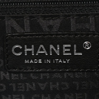 Chanel Tweed East West Flap Black White Beige 6 of 10