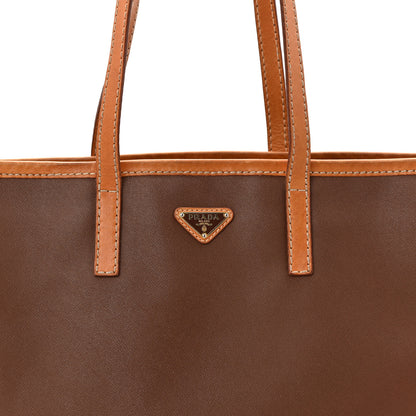 Prada Saffiano Cuir Tote Cognac 8 of 12