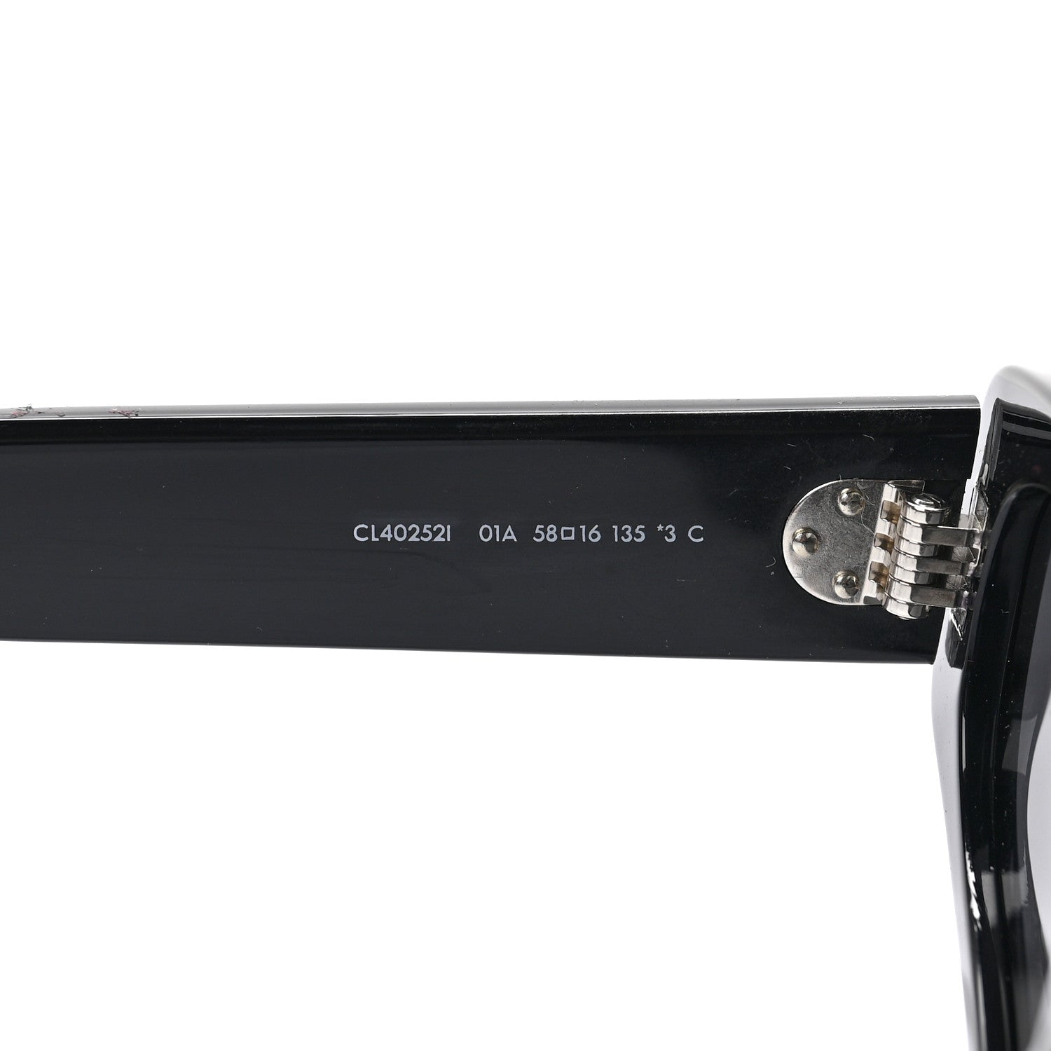 Celine Acetate Cat Eye Sunglasses CL40252I Black 6 of 6