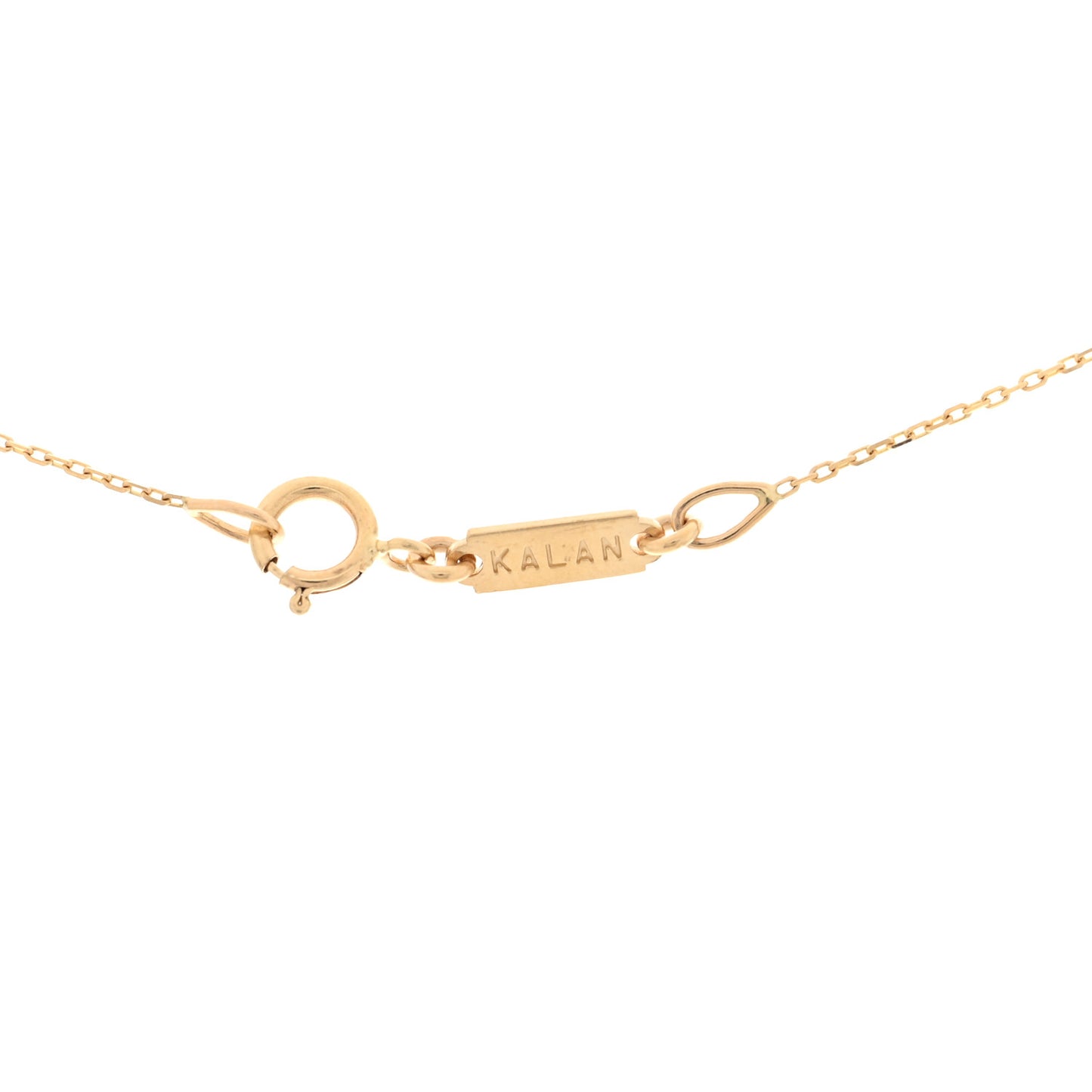 14K Yellow Gold Diamond Black Night Quartz Halo Pendant Necklace