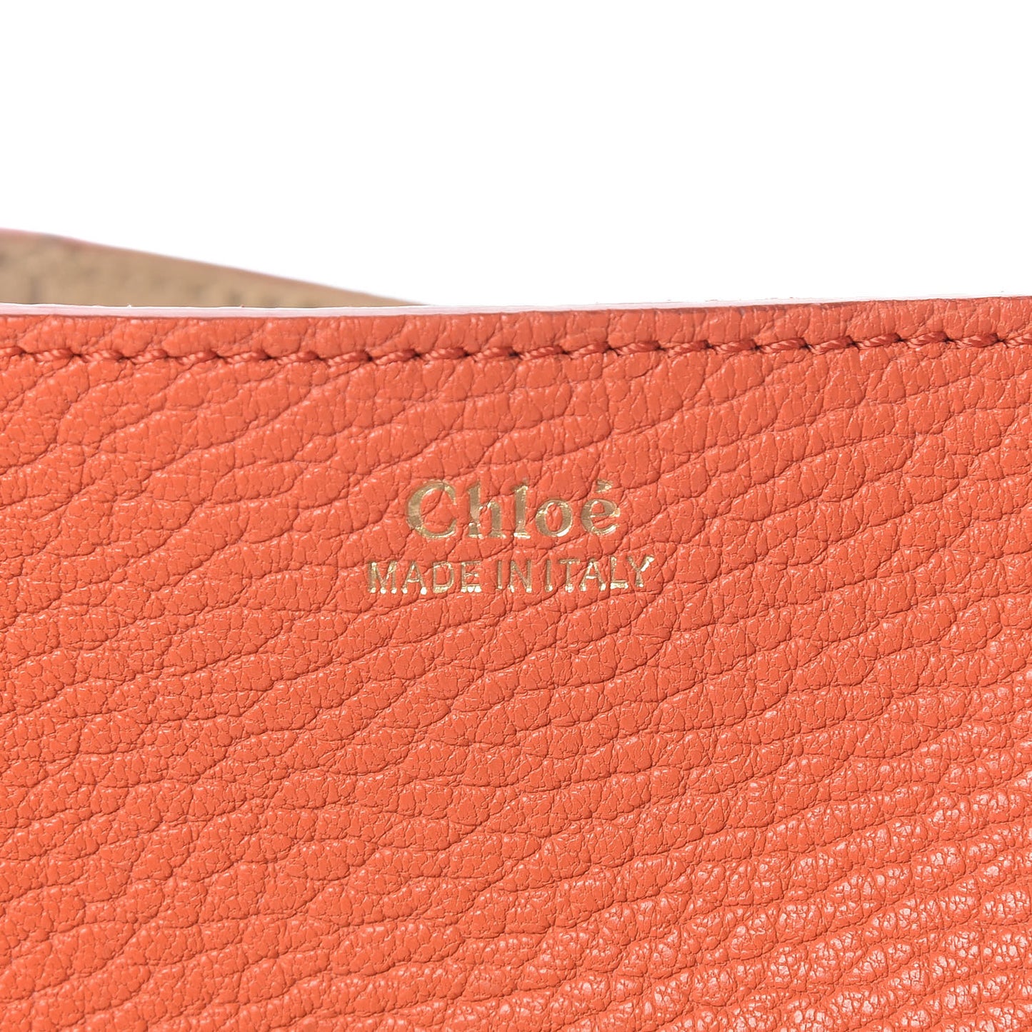 Grained Lambskin Drew Shoulder Bag Mandarin