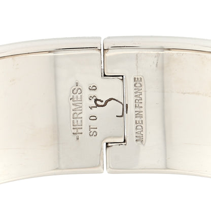 Hermes Enamel Wide Clic Clac H Bracelet PM Vert Sapin 3 of 3