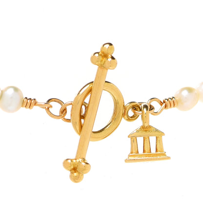 Temple St. Clair 18K Yellow Gold Pearl Karina Necklace 4 of 5
