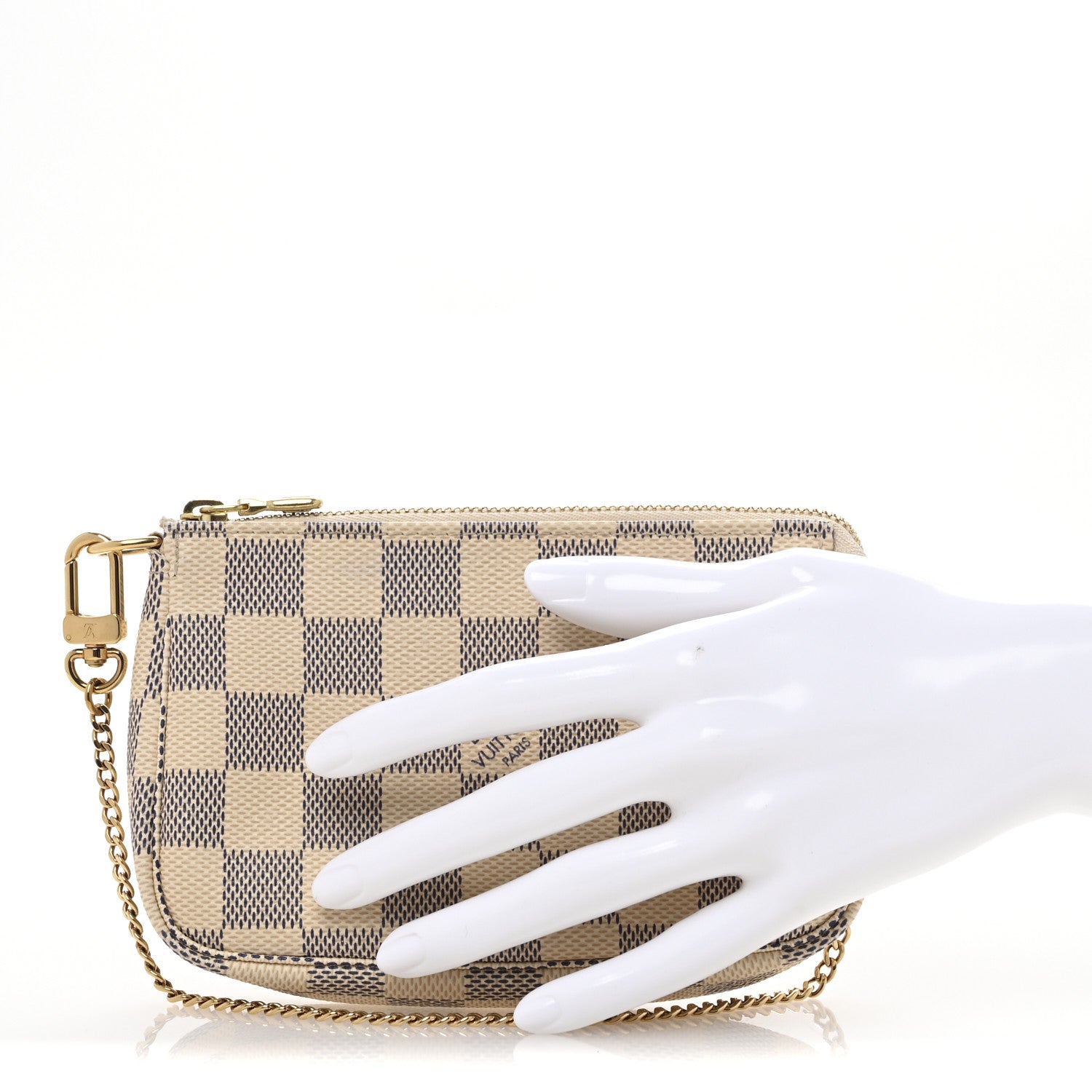 Louis Vuitton Damier Azur Mini Pochette Accessories 2 of 8