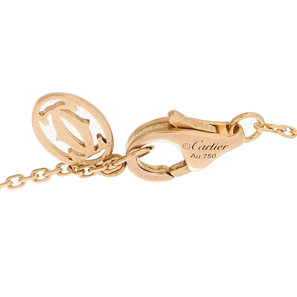 Cartier 18K Pink Gold Diamond XS D'Amour Bracelet 3 of 4