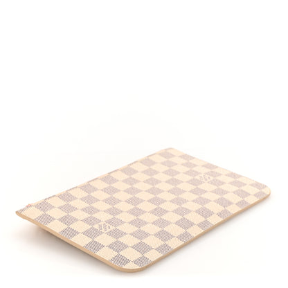 Louis Vuitton Damier Azur Neverfull MM GM Pochette Rose Ballerine 4 of 7