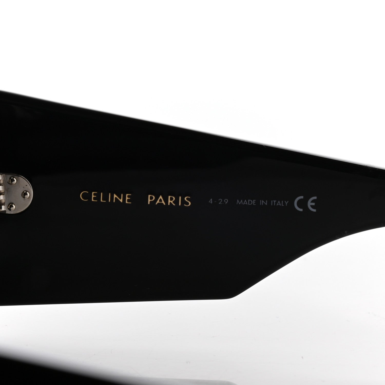 Celine Rectangular Sunglasses CL40105I Black 7 of 9