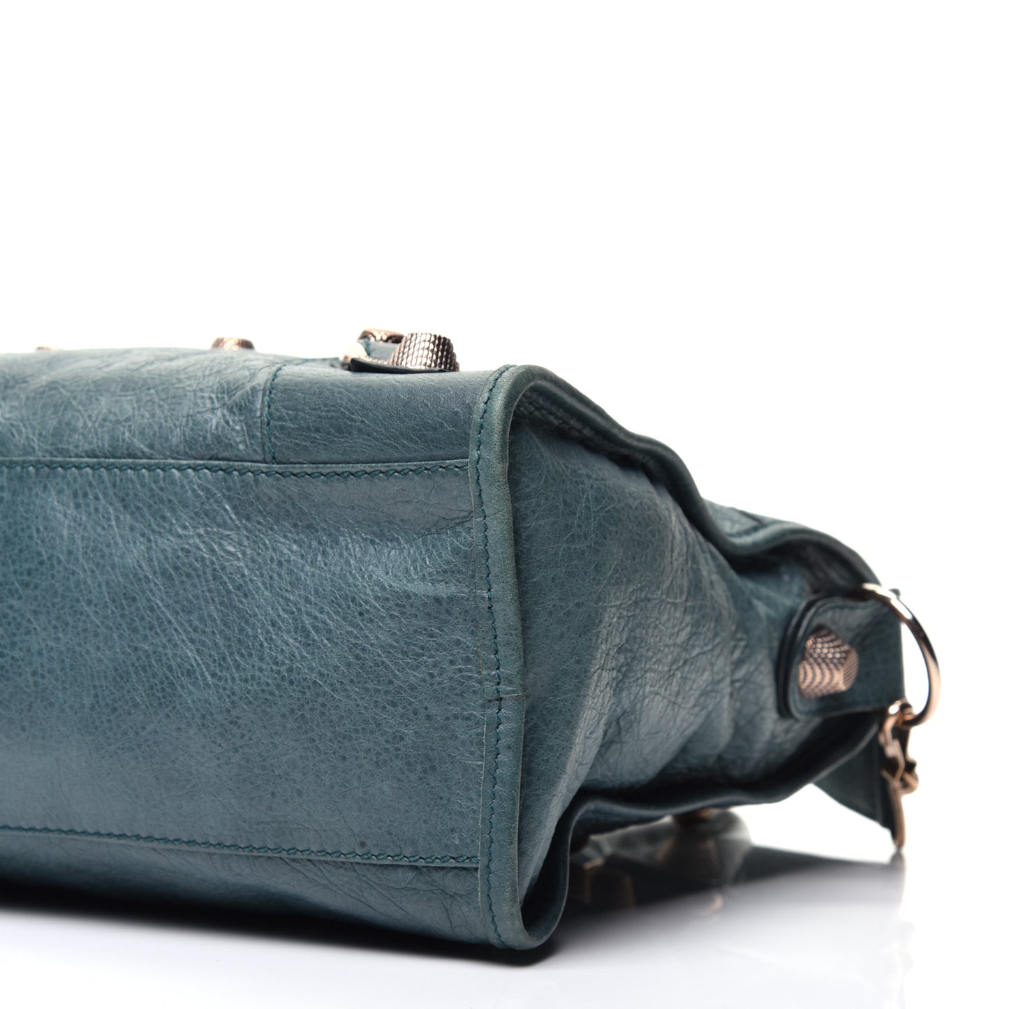 Agneau Giant 21 Rose Gold Hardware City Vert Menthe