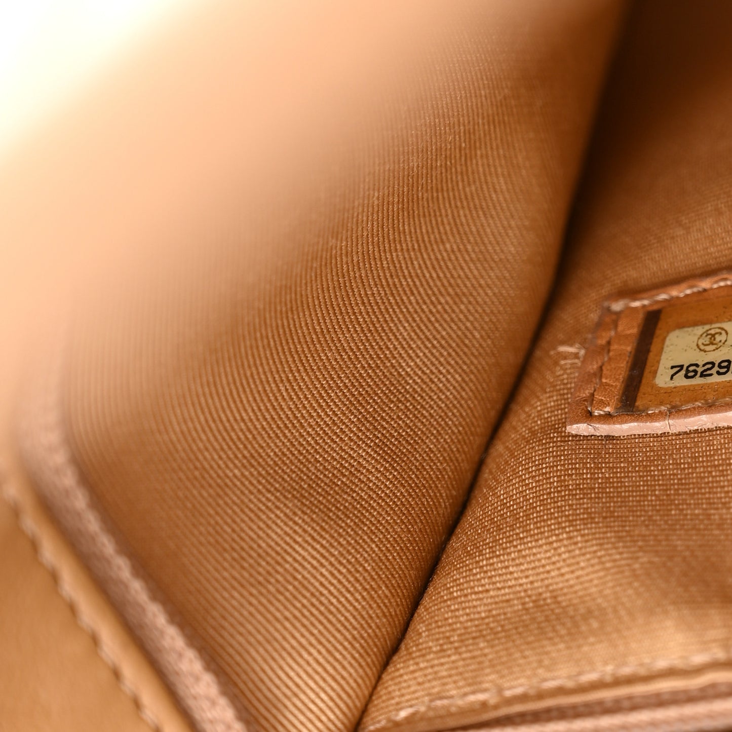 Caviar Quilted Medallion Tote Beige