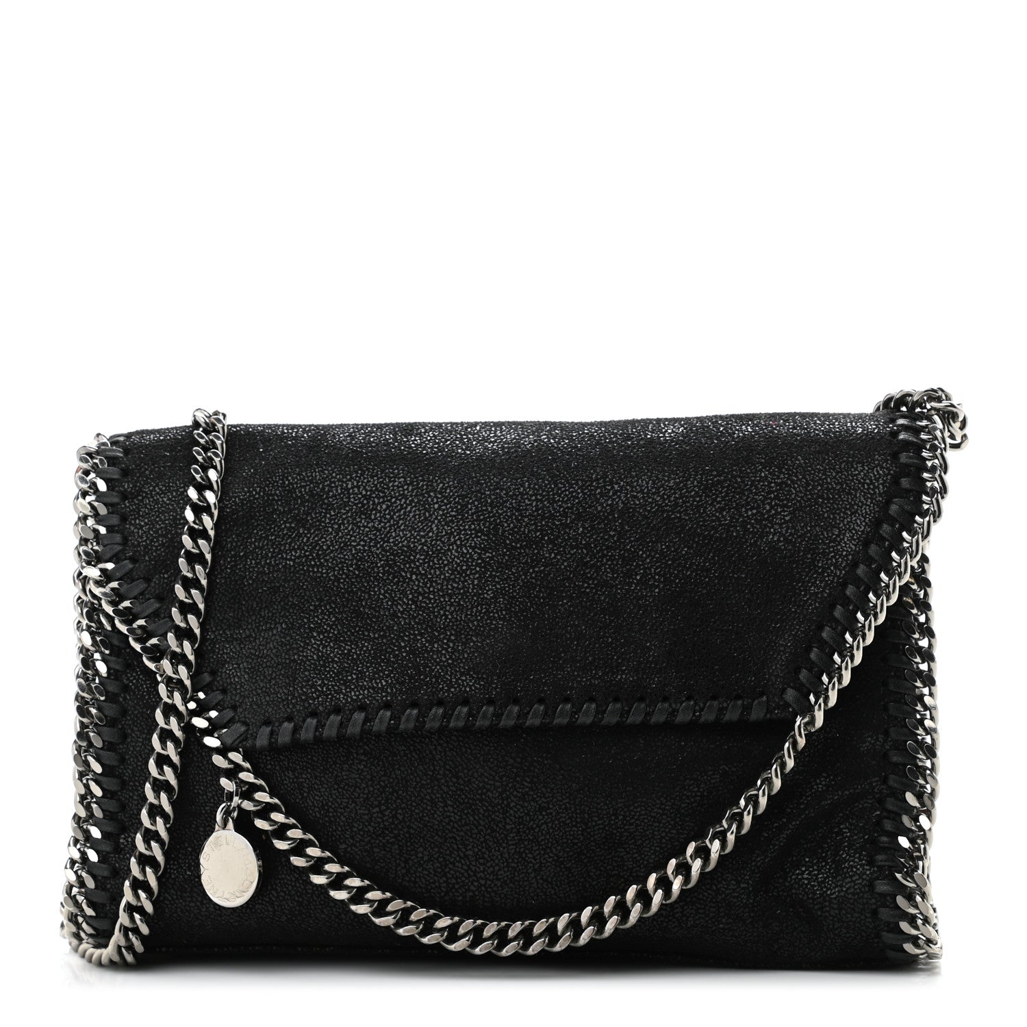 Stella McCartney Shaggy Deer Falabella Mini Crossbody Bag Black 1 of 14