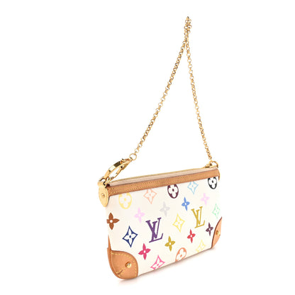 Louis Vuitton Monogram Multicolor Pochette Milla MM White 3 of 11