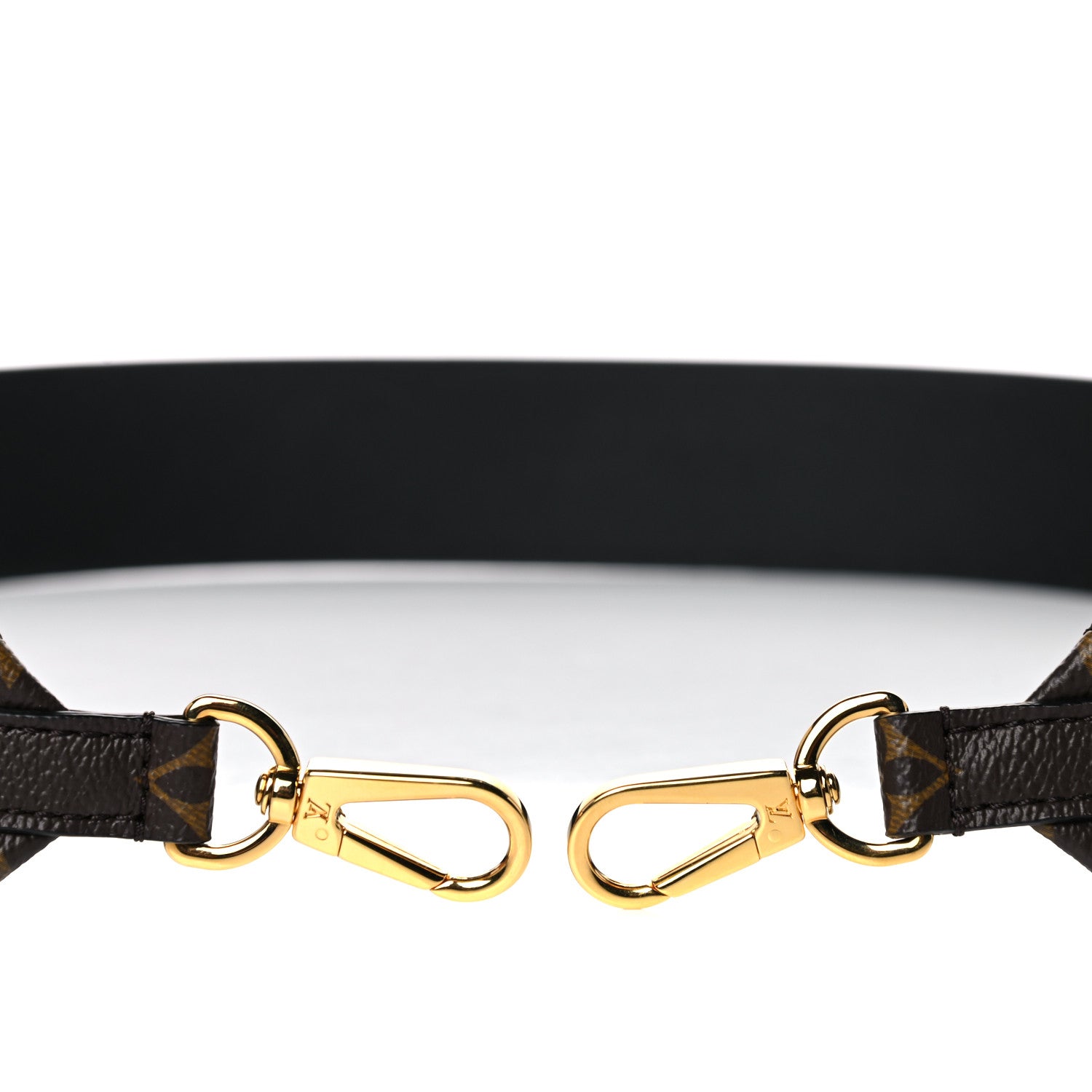 Louis Vuitton Monogram Bandouliere Shoulder Strap Black 3 of 6
