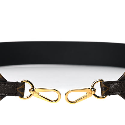 Louis Vuitton Monogram Bandouliere Shoulder Strap Black 3 of 6