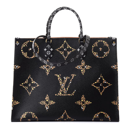 Louis Vuitton Monogram Giant Jungle Onthego GM Black 1 of 4