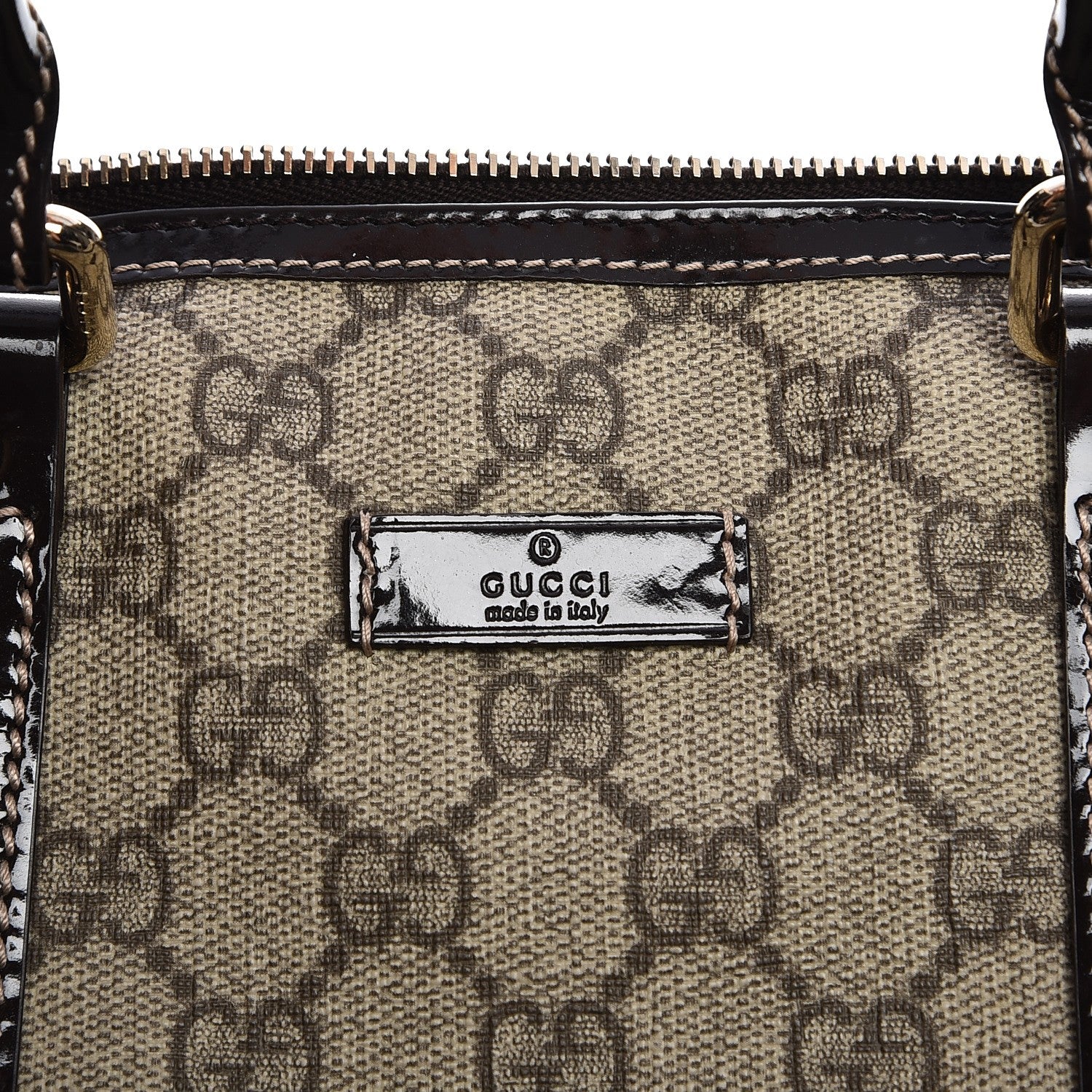 Gucci GG Plus Monogram Medium Joy Boston Dark Brown 8 of 8
