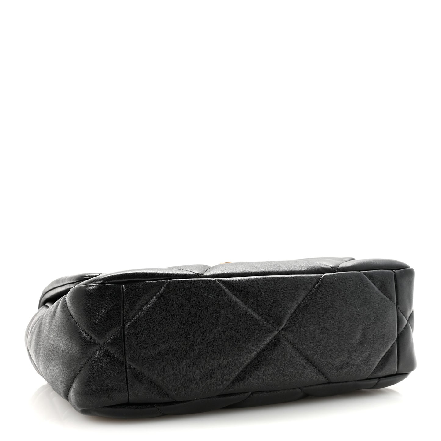 Lambskin Quilted Medium Chanel 19 Flap Black