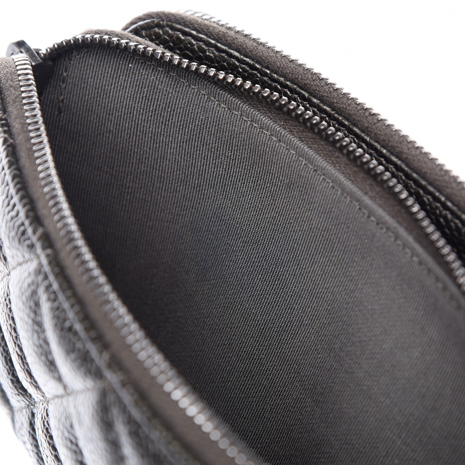 Chanel Caviar Quilted Small Clutch With Chain Dark Charcoal 11 of 12