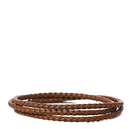 David Yurman Sterling Silver Chevron Triple-Wrap Bracelet Camel 1 of 5